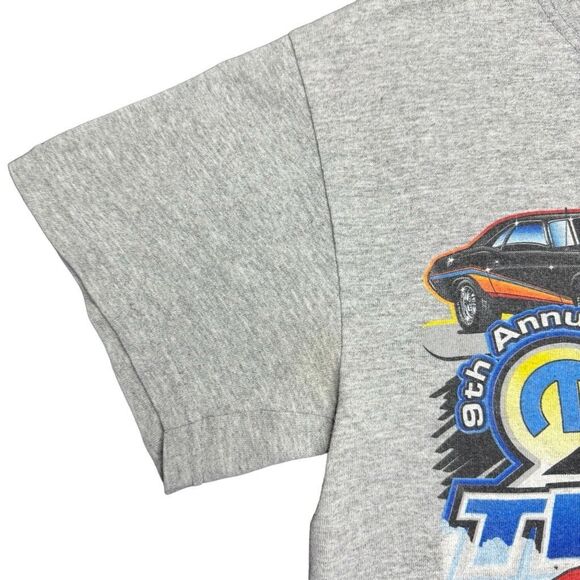 Mopar Thunder Bristol 2008 Men’s S Gray Graphic Print T Shirt Racing Cars - Picture 3 of 7